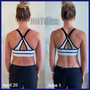 Vanessa R. Before and After Back